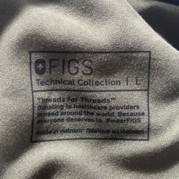 FIGS SET Moss Rafaela Oversized Scrub Top AND  High Waisted Livingston Pants L - Picture 16 of 16